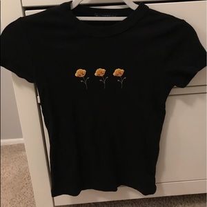 Black Sunflower top from Brandy Melville